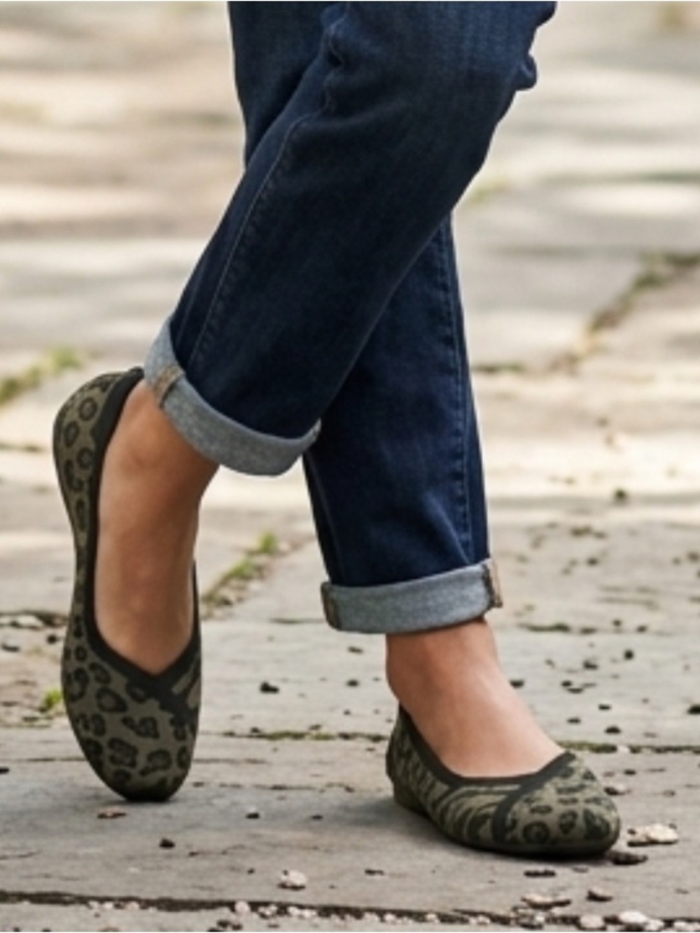 Clarks Leopard-Print Women’s Ballet Flats, size:9
